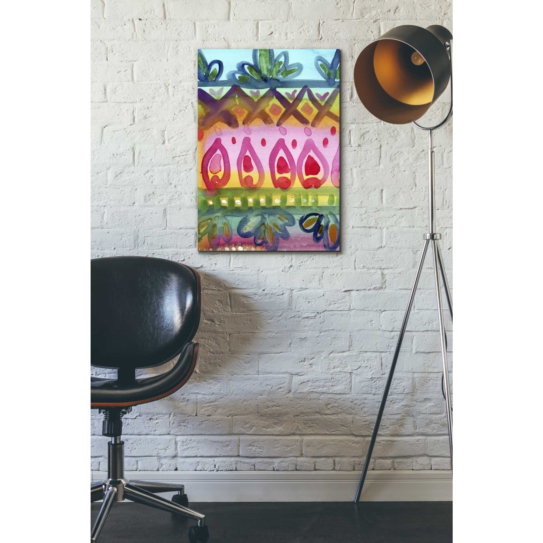 'Fiesta Iv' by Linda Woods, Canvas Wall Art,18 x 26