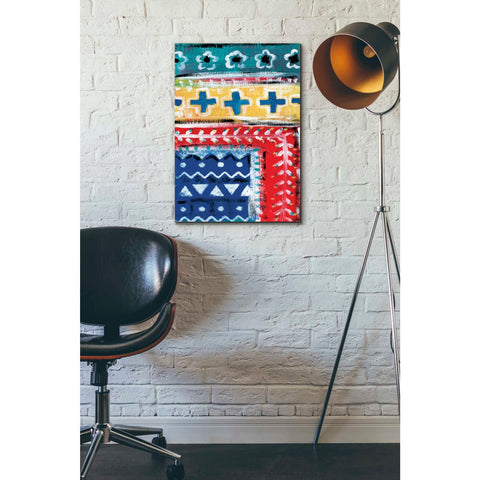 Image of 'Pattern Painting III' by Linda Woods, Canvas Wall Art,18 x 26