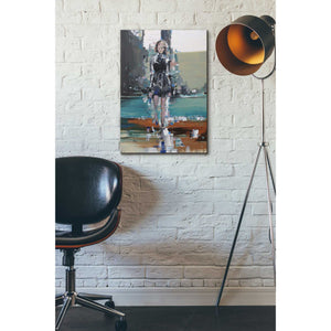 '5 PM' by Oscar Alvarez Pardo, Canvas Wall Art,18 x 26