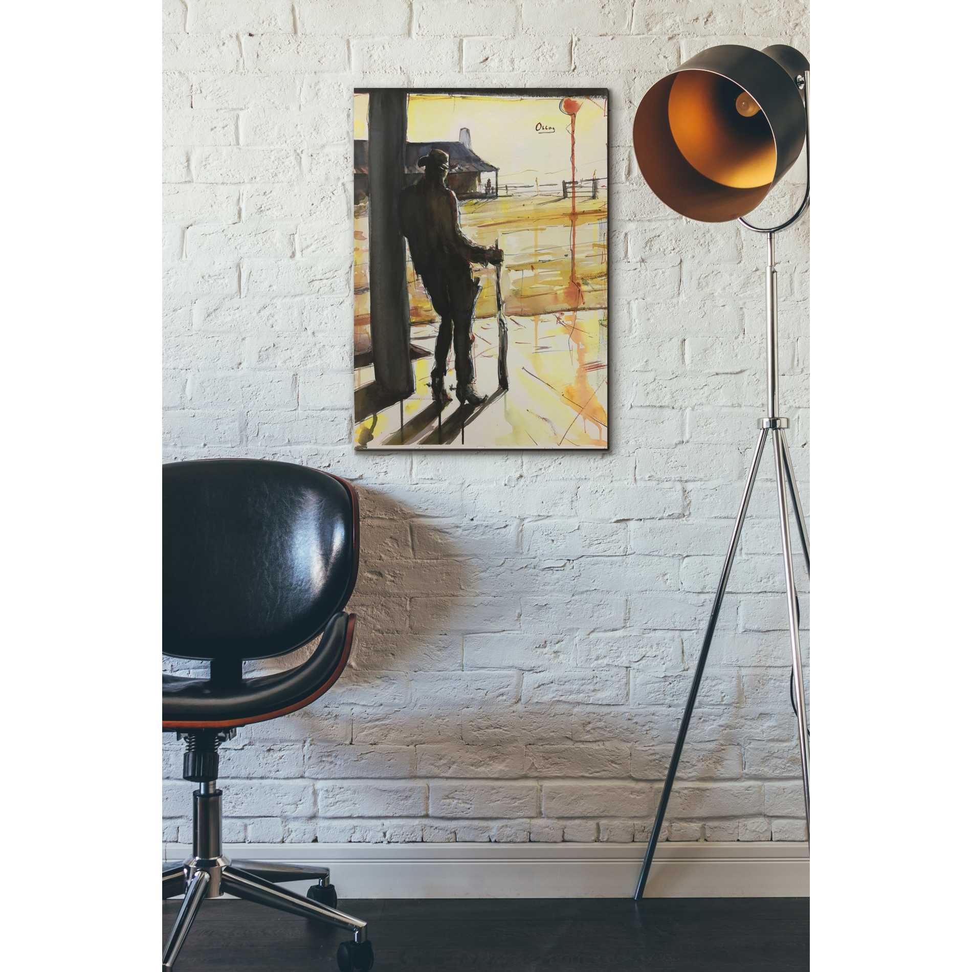 'Showdown' by Oscar Alvarez Pardo, Canvas Wall Art,18 x 26