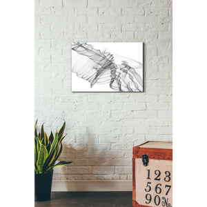 'Abstract Black and White 19-22-36' by Irena Orlov, Canvas Wall Art,26 x 18