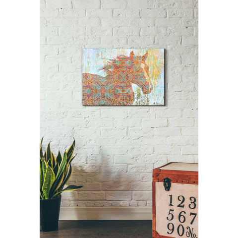 Image of 'Pattern Horse' by Irena Orlov, Canvas Wall Art,26 x 18