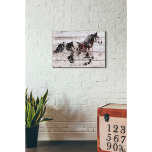 'Running Arabian Horse' by Irena Orlov, Canvas Wall Art,26 x 18