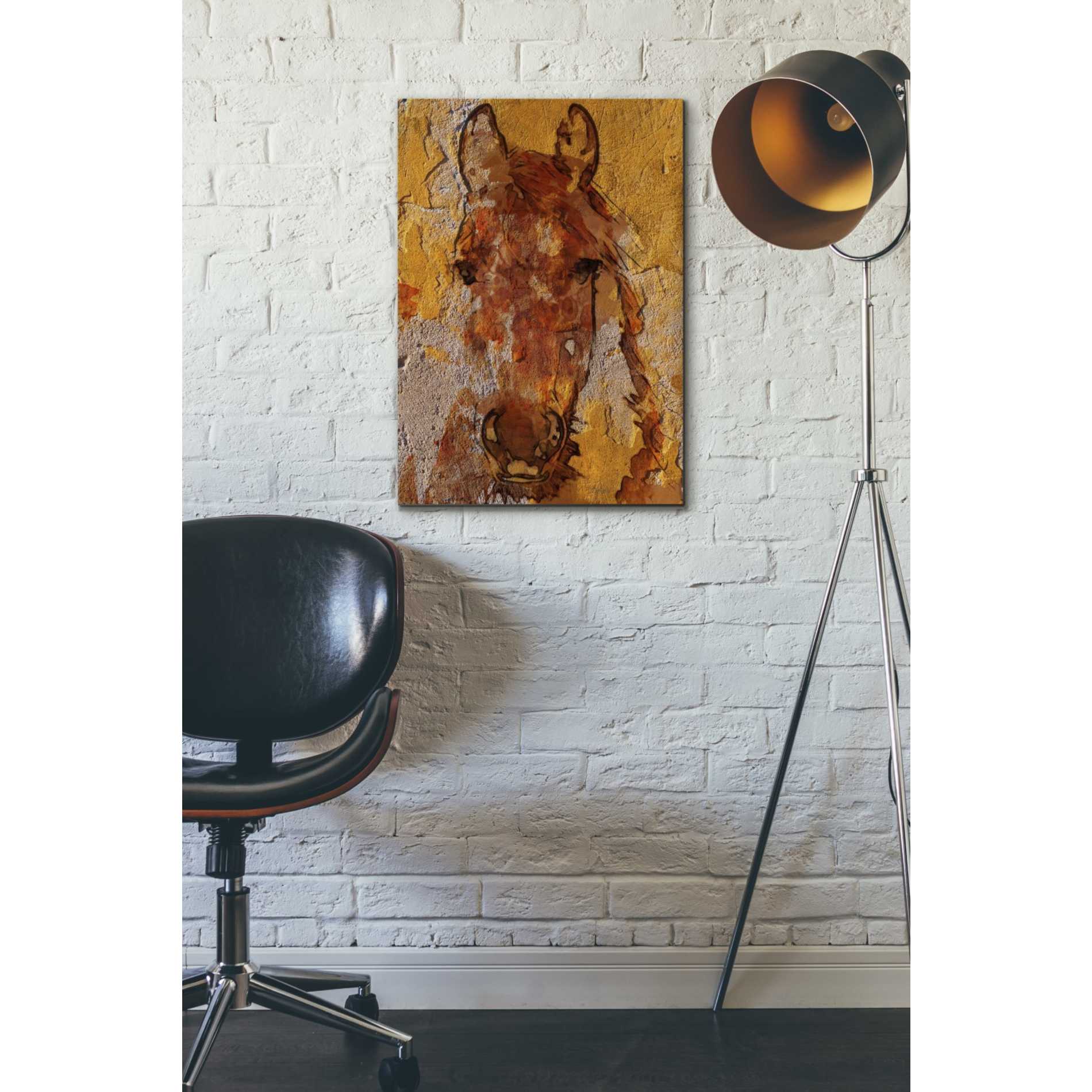 'Yellow Horse' by Irena Orlov, Canvas Wall Art,18 x 26