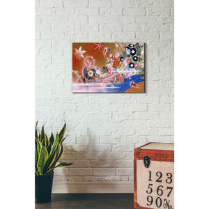 'Flowers Peacock' by Zigen Tanabe, Giclee Canvas Wall Art
