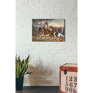 'On The Lookout' by Steve Hunziker, Canvas Wall Art,26 x 18