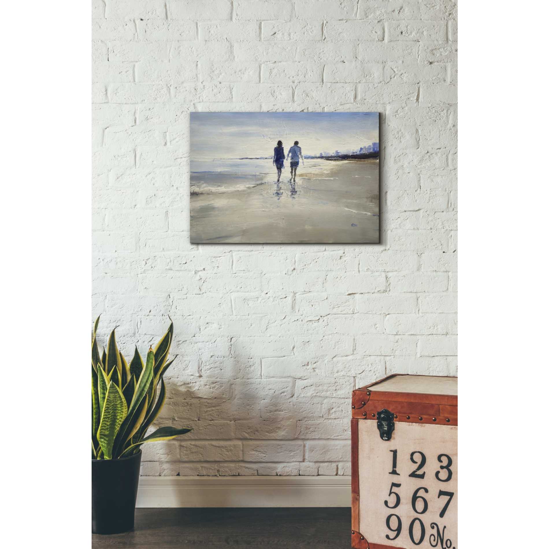 'Leisure' by Oscar Alvarez Pardo, Canvas Wall Art,26 x 18
