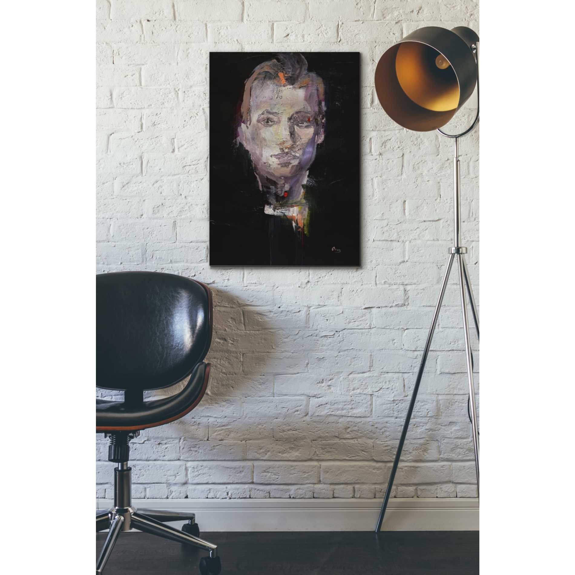 'Portrait 1' by Oscar Alvarez Pardo, Canvas Wall Art,18 x 26
