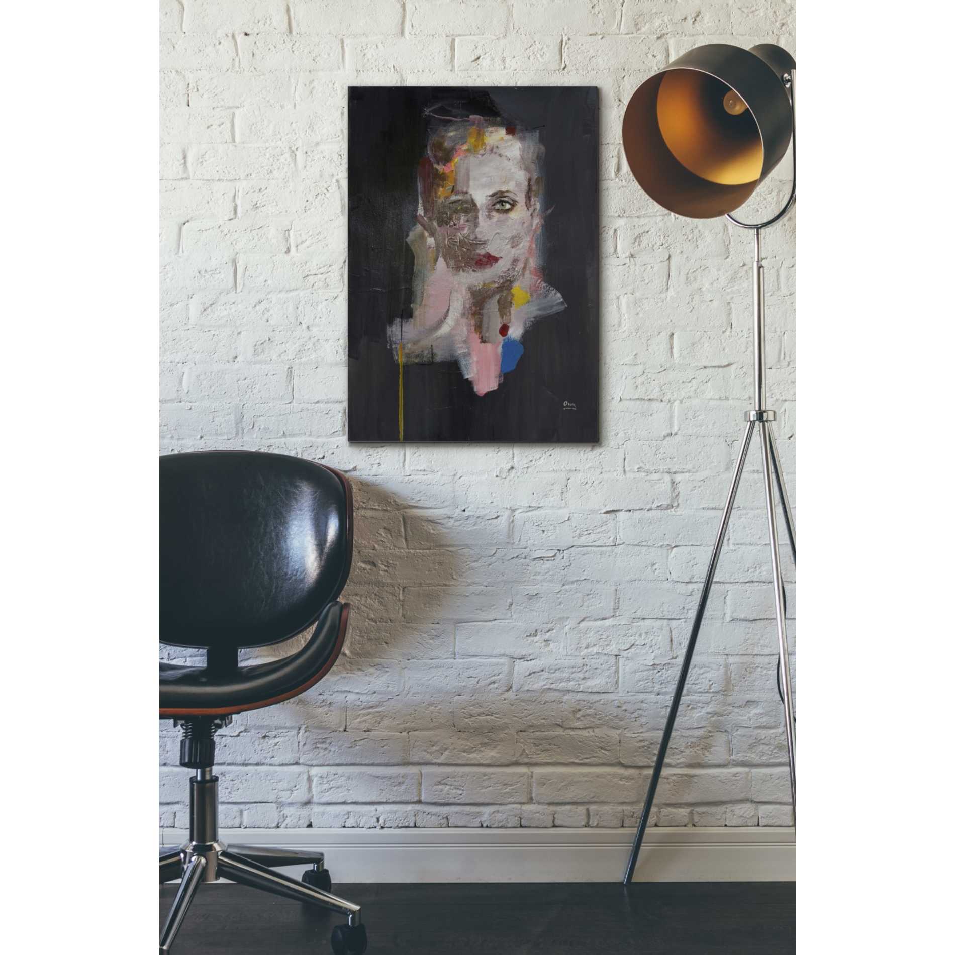 'Portrait 2' by Oscar Alvarez Pardo, Canvas Wall Art,18 x 26