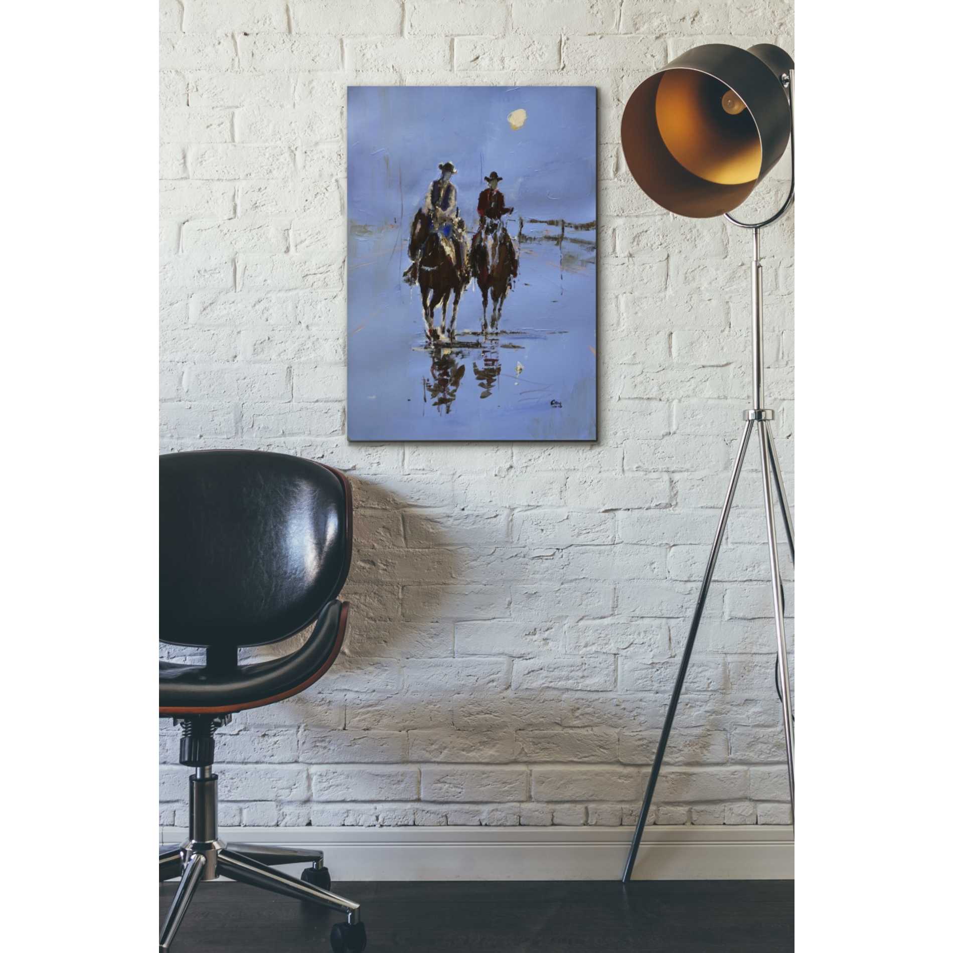 'Moonlight' by Oscar Alvarez Pardo, Canvas Wall Art,18 x 26