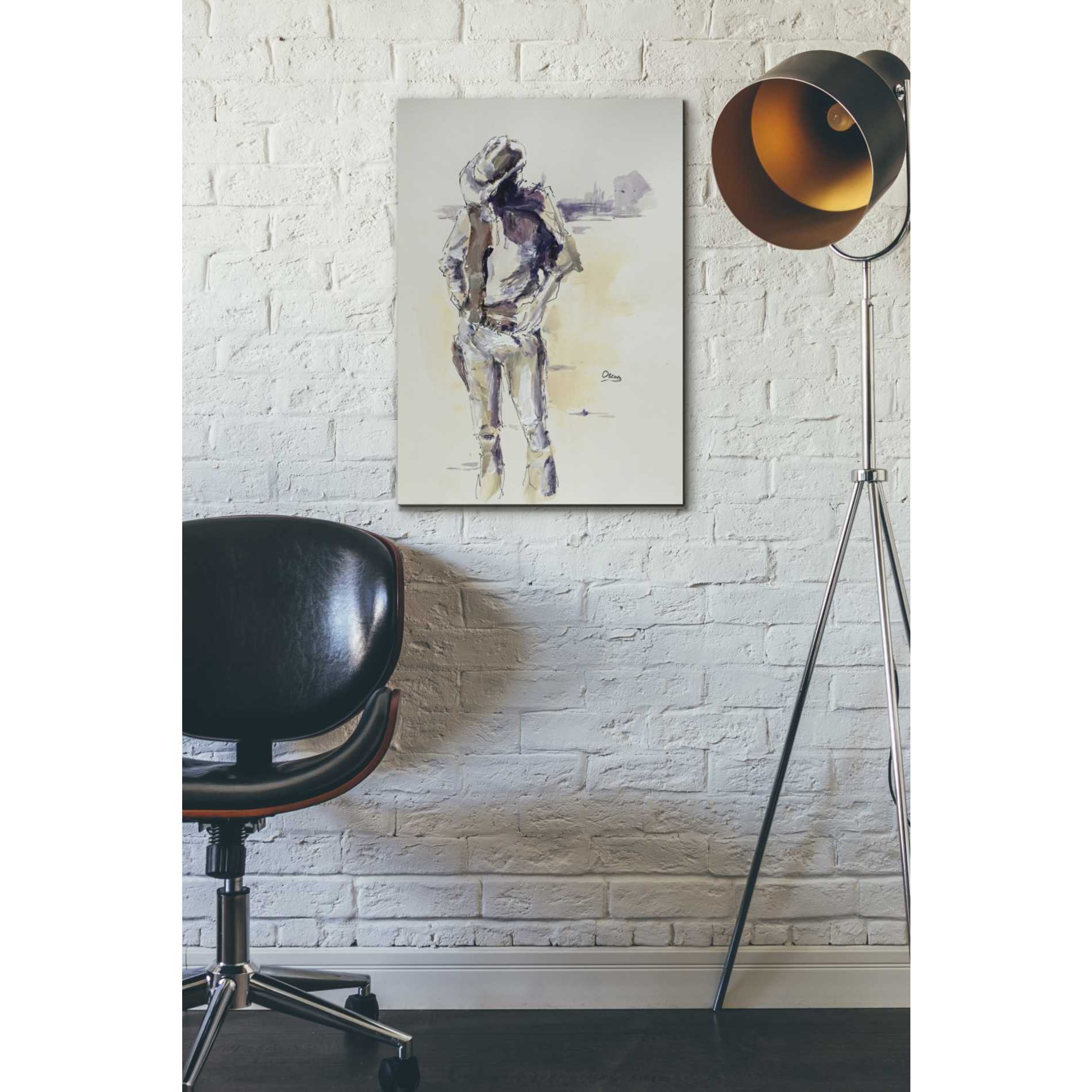 'Sketch' by Oscar Alvarez Pardo, Canvas Wall Art,18 x 26