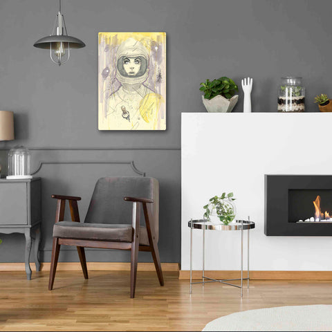 Image of 'Space Queen Gold' by Craig Snodgrass, Canvas Wall Art,18 x 26