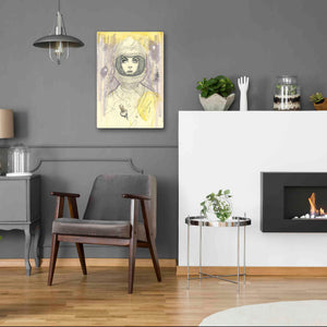 'Space Queen Gold' by Craig Snodgrass, Canvas Wall Art,18 x 26