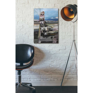 'By The Sea' by Oscar Alvarez Pardo, Canvas Wall Art,18 x 26