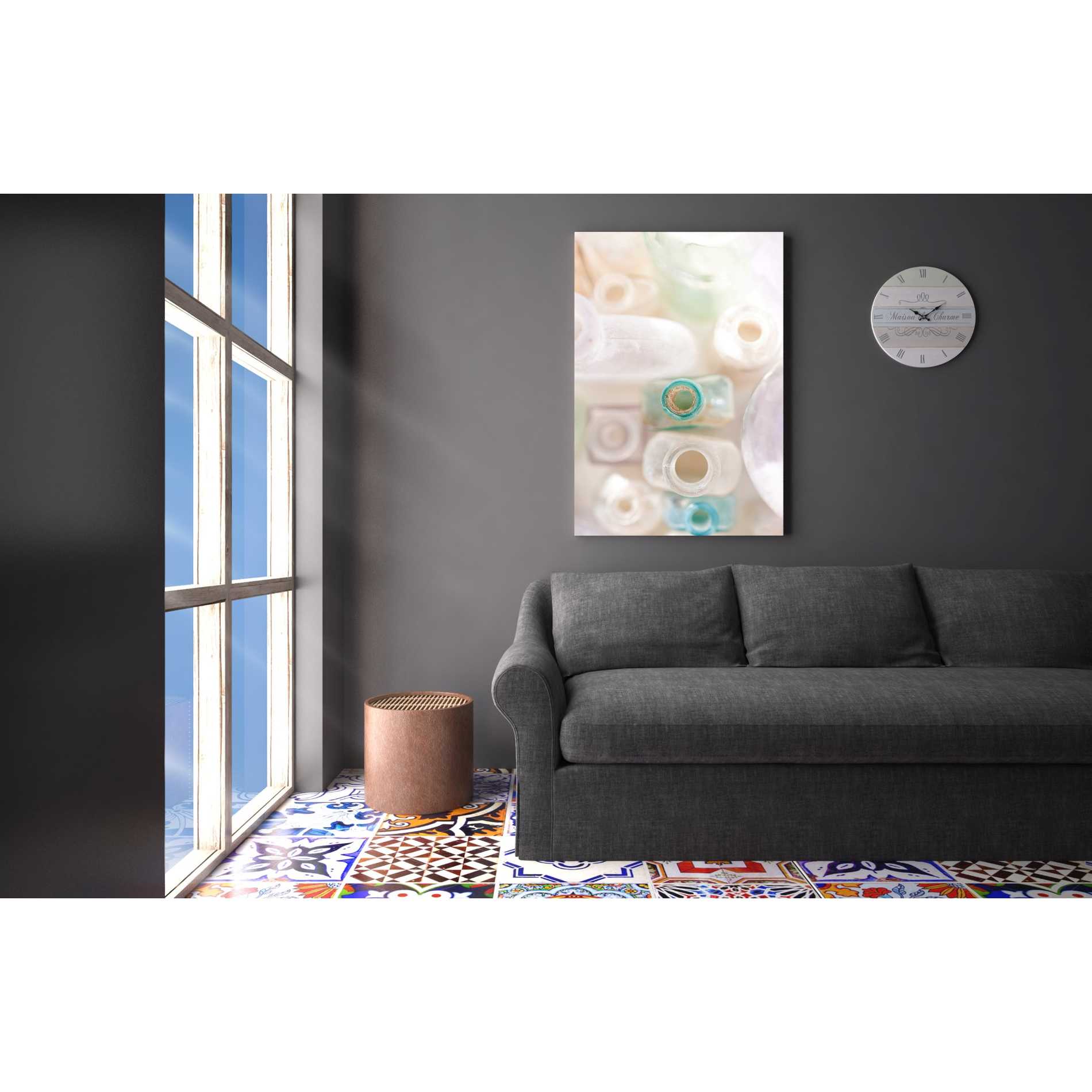 'Abstract Bottles' by Elena Ray Canvas Wall Art,18 x 26