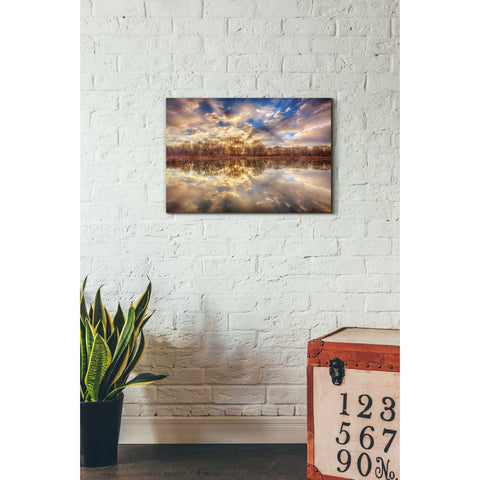 Image of 'Chatfield Sunrise' by Darren White, Canvas Wall Art,18 x 26