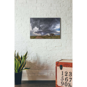'Pawnee School Storm' by Darren White, Canvas Wall Art,18 x 26