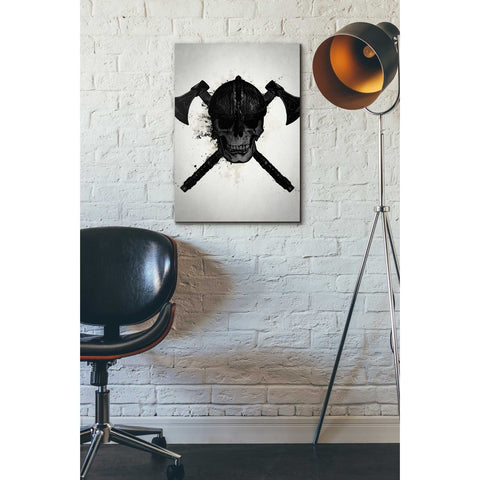 Image of "Viking Skull" by Nicklas Gustafsson, Giclee Canvas Wall Art