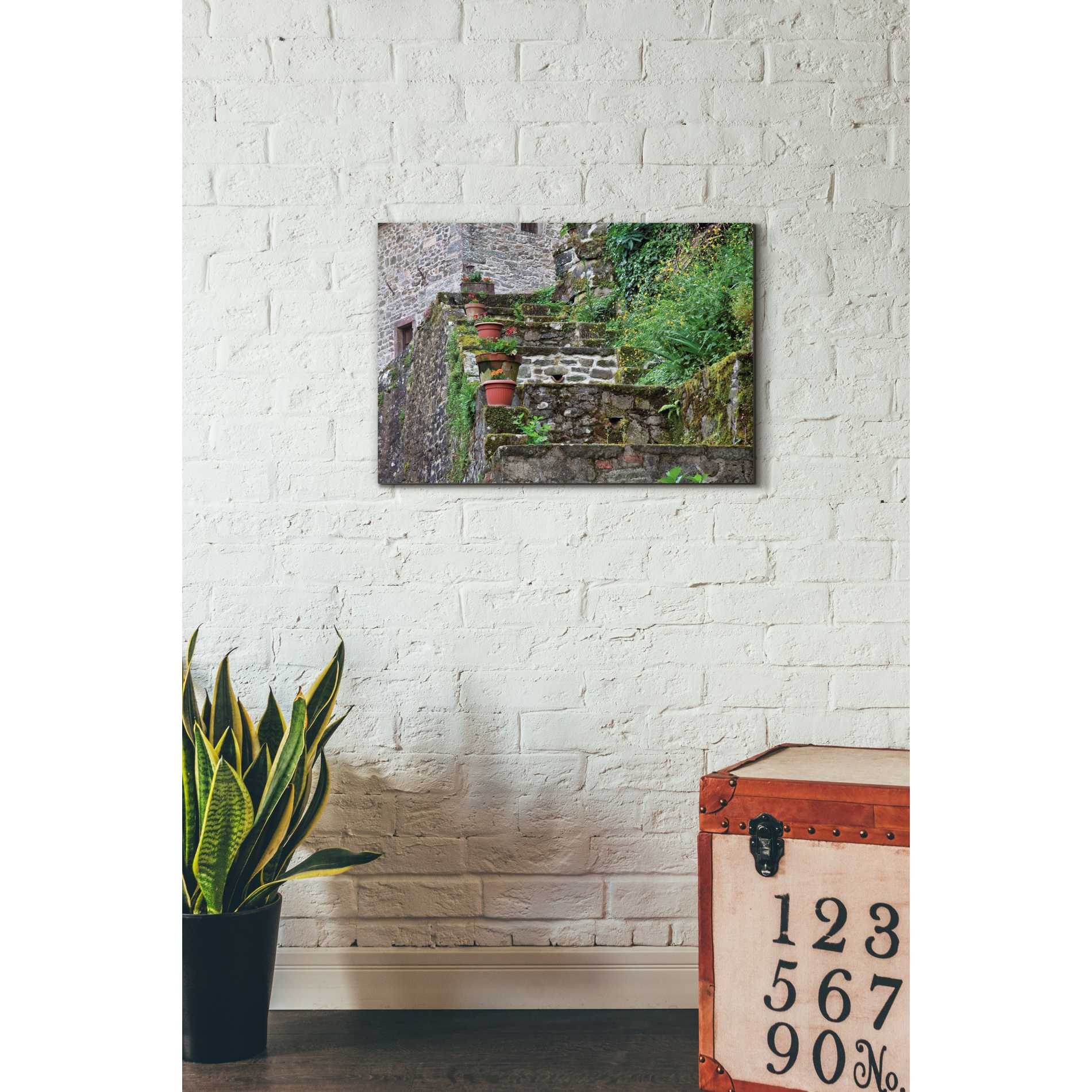 'Stone Steps,' Canvas Wall Art,18 x 26