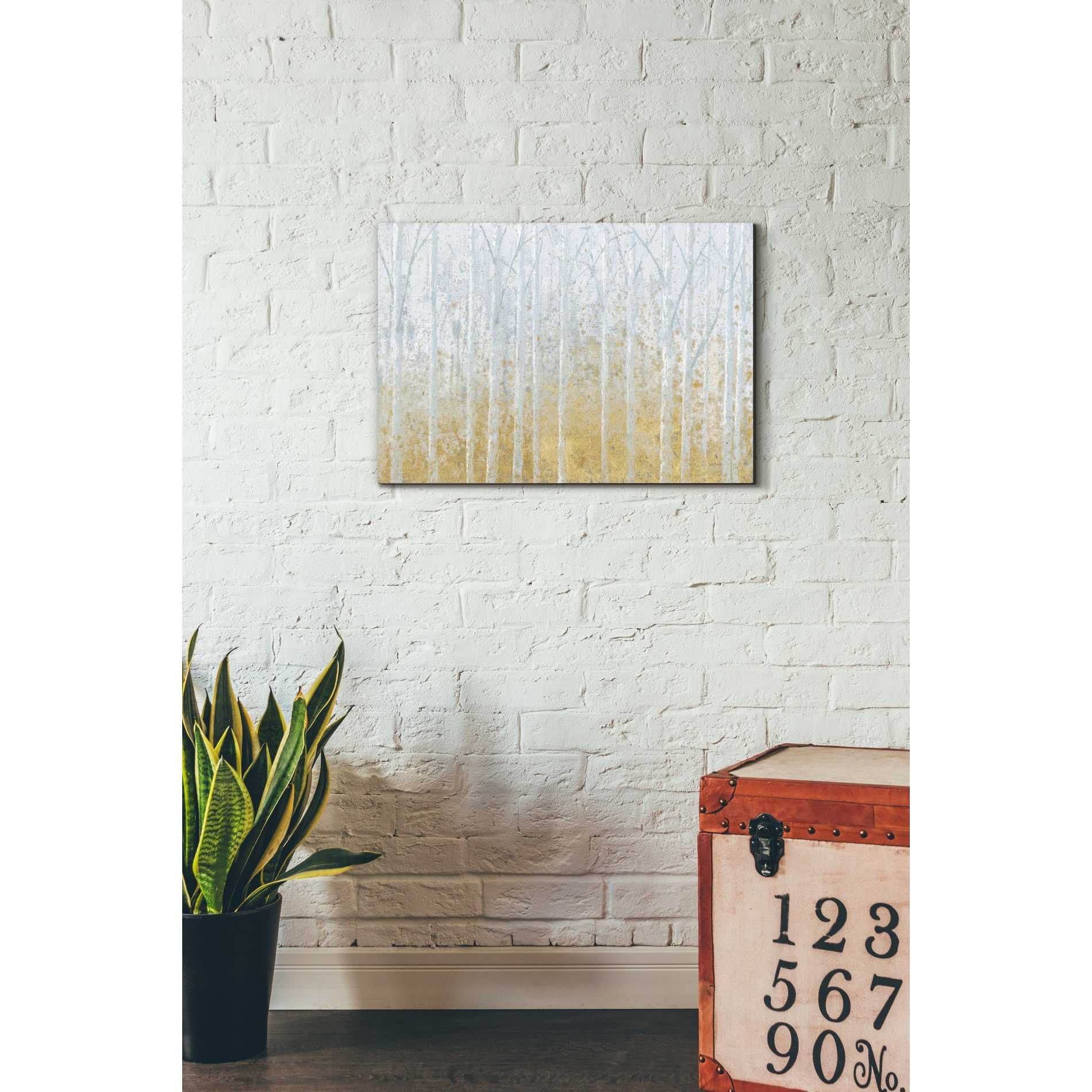 'Silver Water GOLD' by James Wiens, Canvas Wall Art,18 x 26