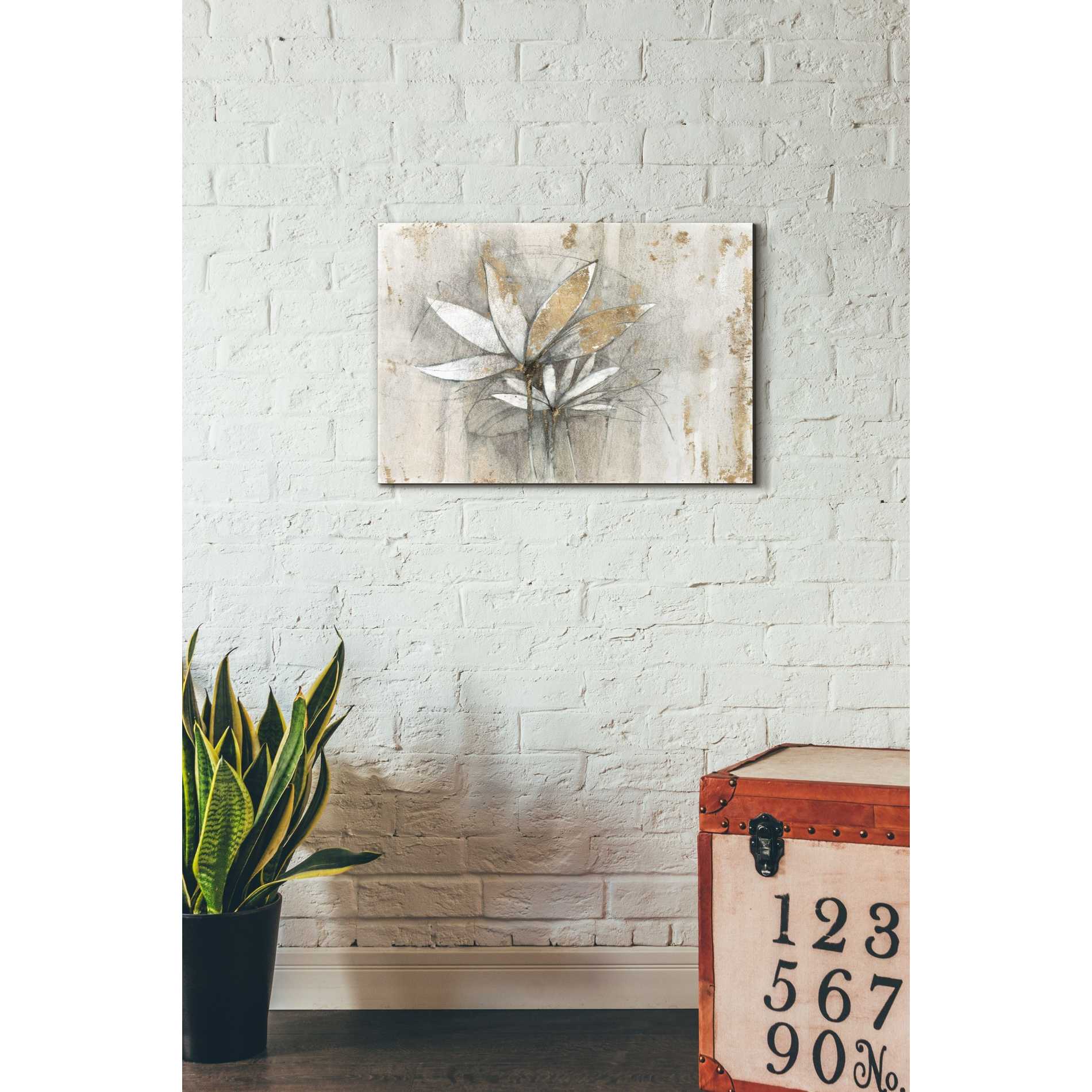 'Windflowers Gold' by Avery Tillmon, Canvas Wall Art,18 x 26