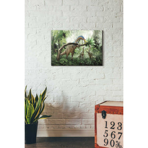 'Therizinosaurus' Canvas Wall Art,18 x 26