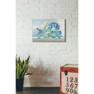 'A Beautiful Day at the Beach' by Danhui Nai, Canvas Wall Art,18 x 26
