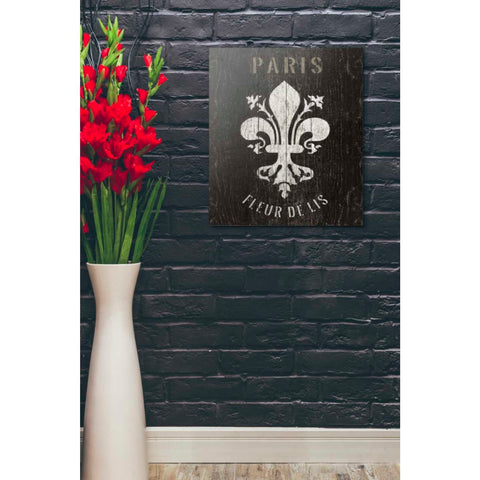 Image of 'Refurbished Fleur-de-lis' by Wild Apple Portfolio, Canvas Wall Art,20 x 24