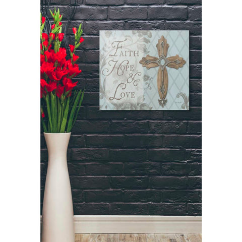 Image of 'Faith Hope Love' by Lisa Audit, Canvas Wall Art,,20 x 24