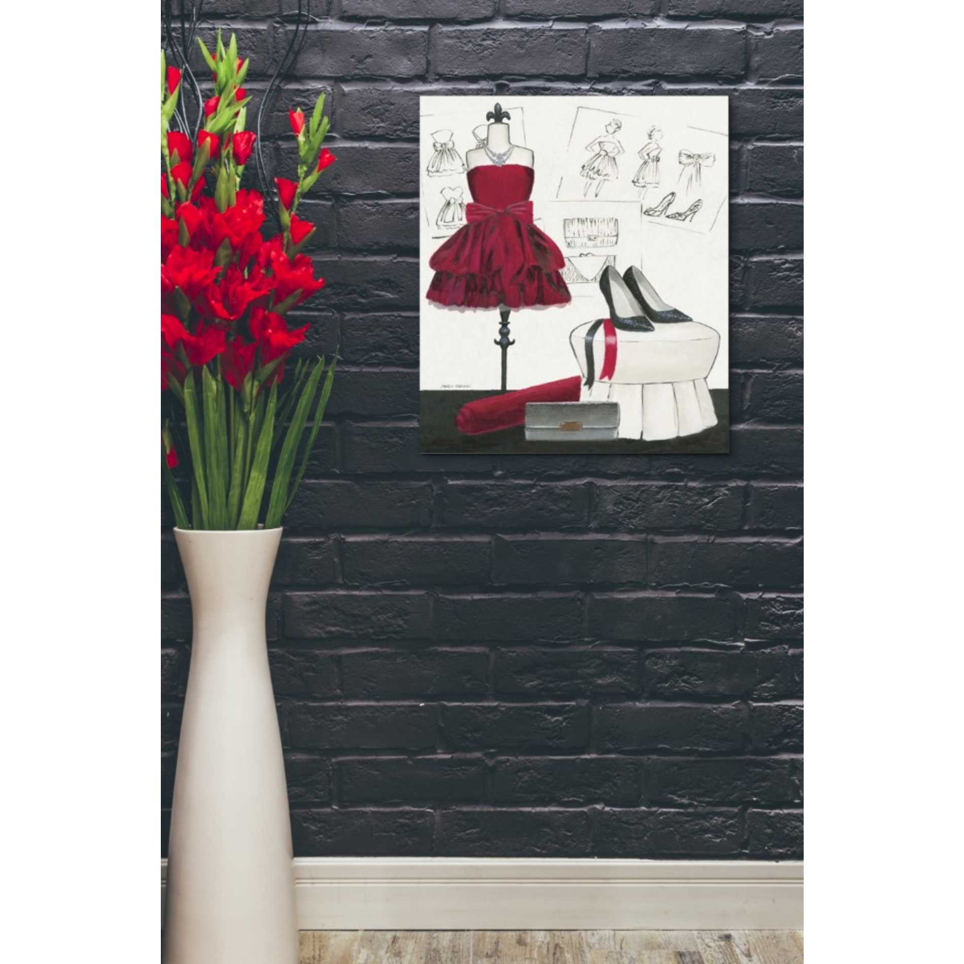 'Dress Fitting II' by Marco Fabiano, Canvas Wall Art,20 x 24