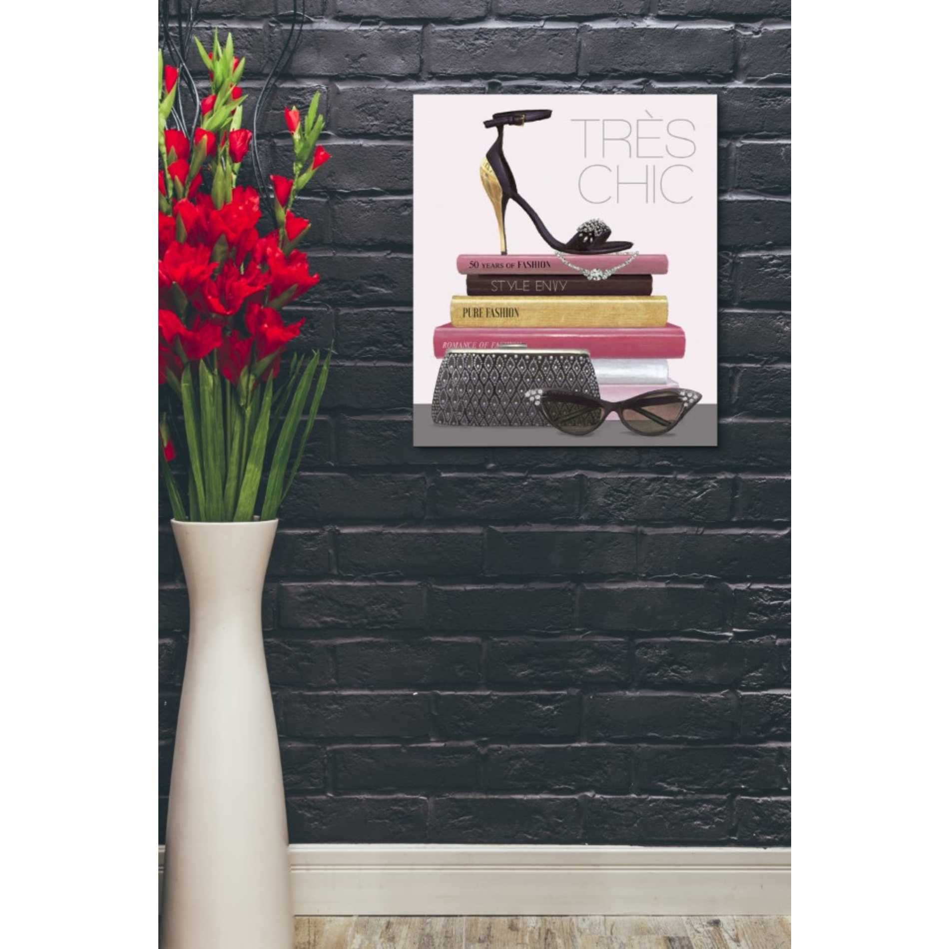 'Paris Style III Gold and Black' by Marco Fabiano, Canvas Wall Art,20 x 24