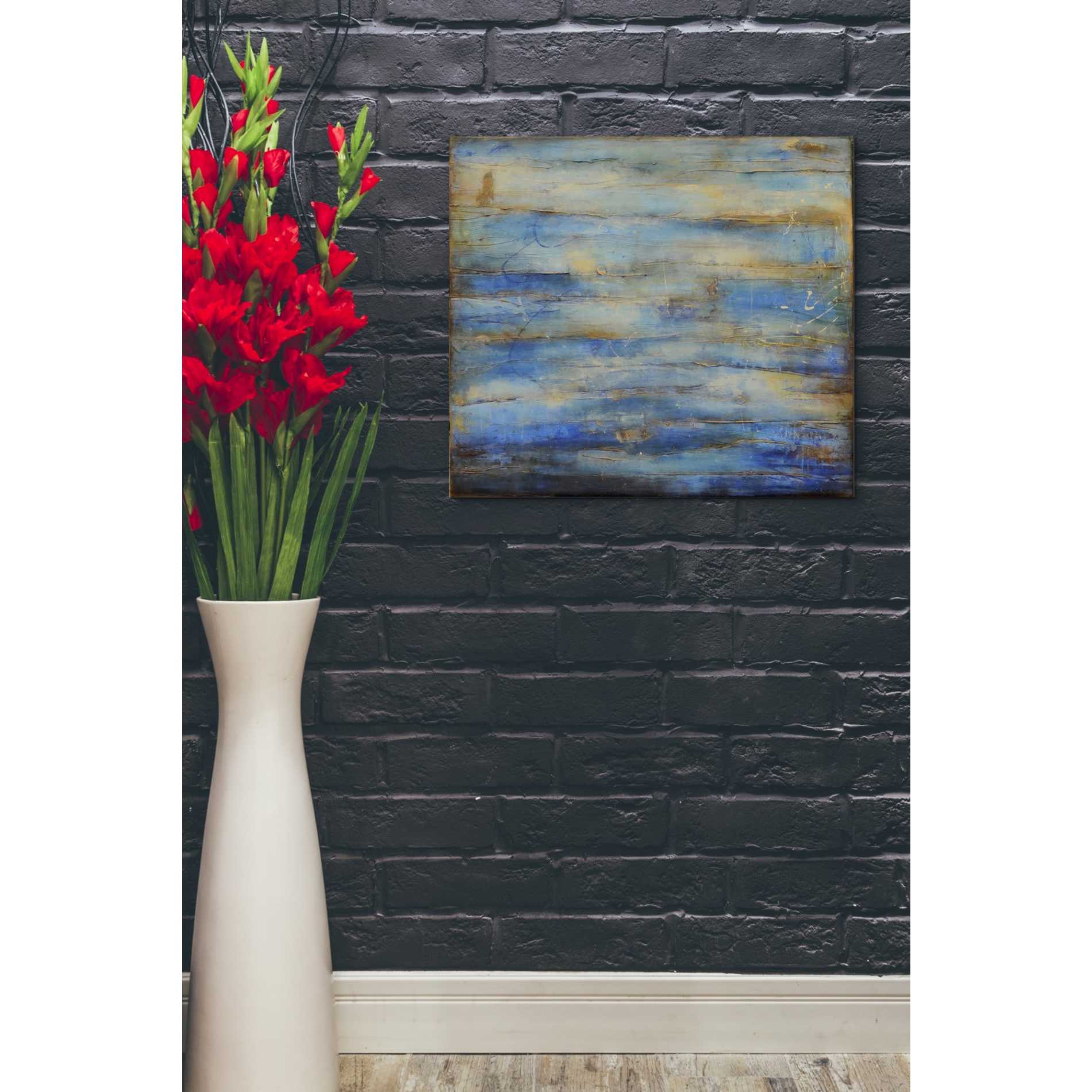 'Blue Bay Jazz' by Erin Ashley Canvas Wall Art,24 x 20