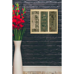 'Antique Currency V' by Vision Studio Giclee Canvas Wall Art