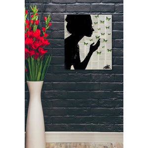 'Simplicity Green' by Loui Jover, Canvas Wall Art,20 x 24