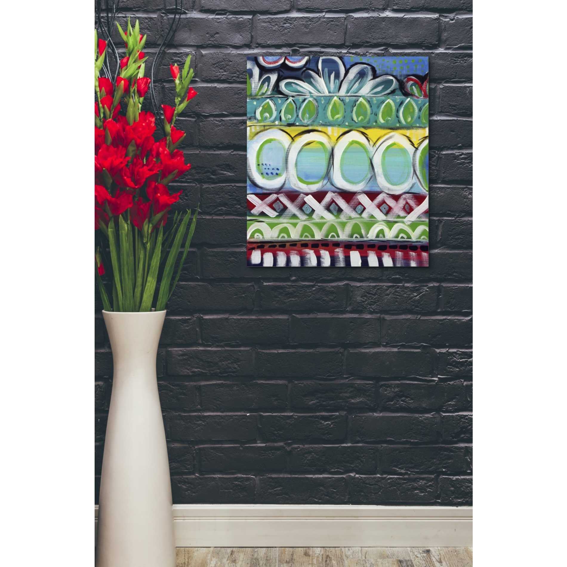 'Fiesta I' by Linda Woods, Canvas Wall Art,20 x 24