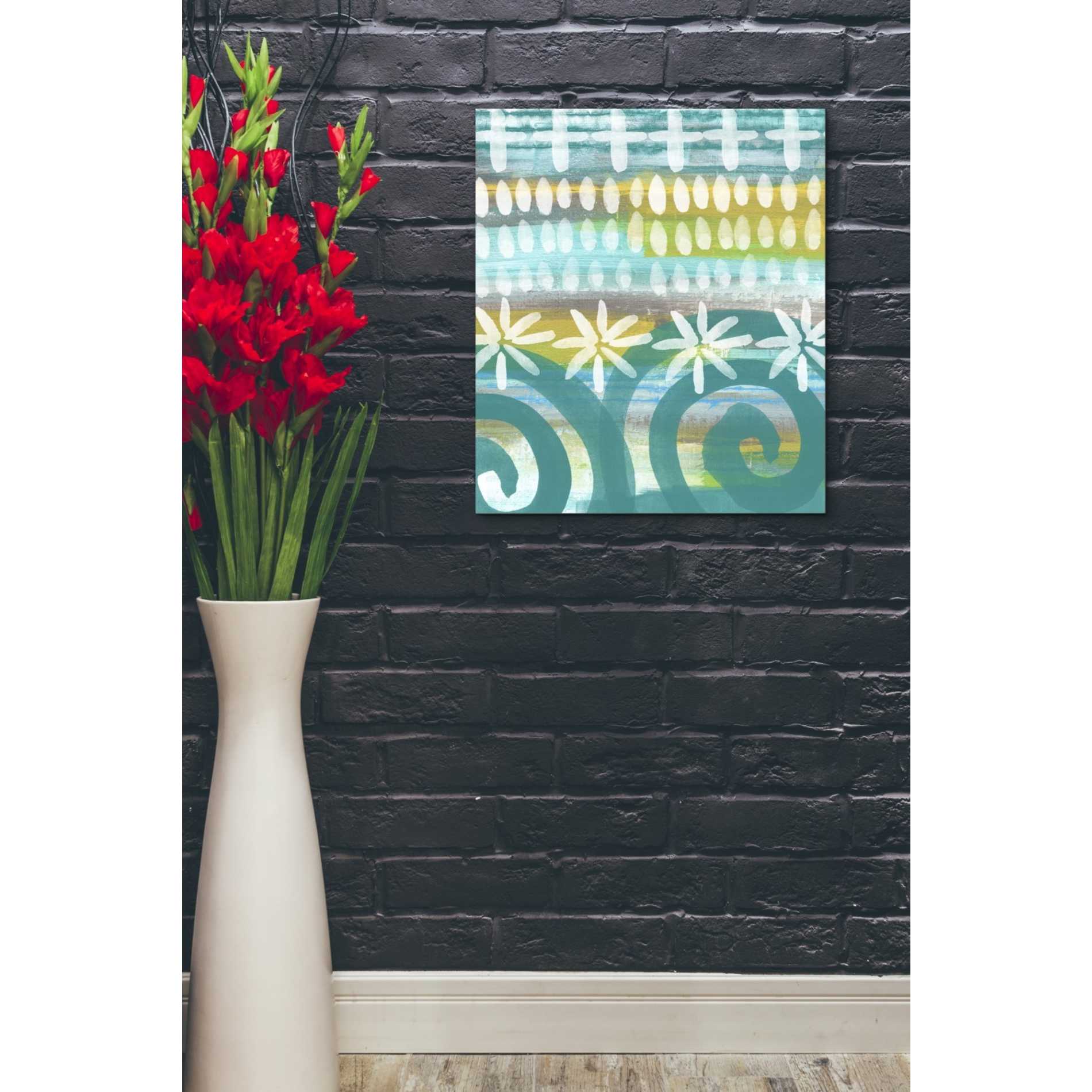 'Fiesta II' by Linda Woods, Canvas Wall Art,20 x 24
