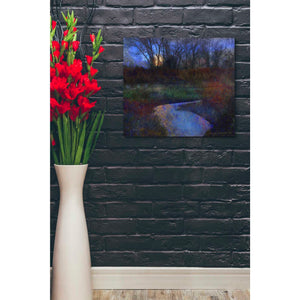 'Moonlit Stream' by Chris Vest, Giclee Canvas Wall Art