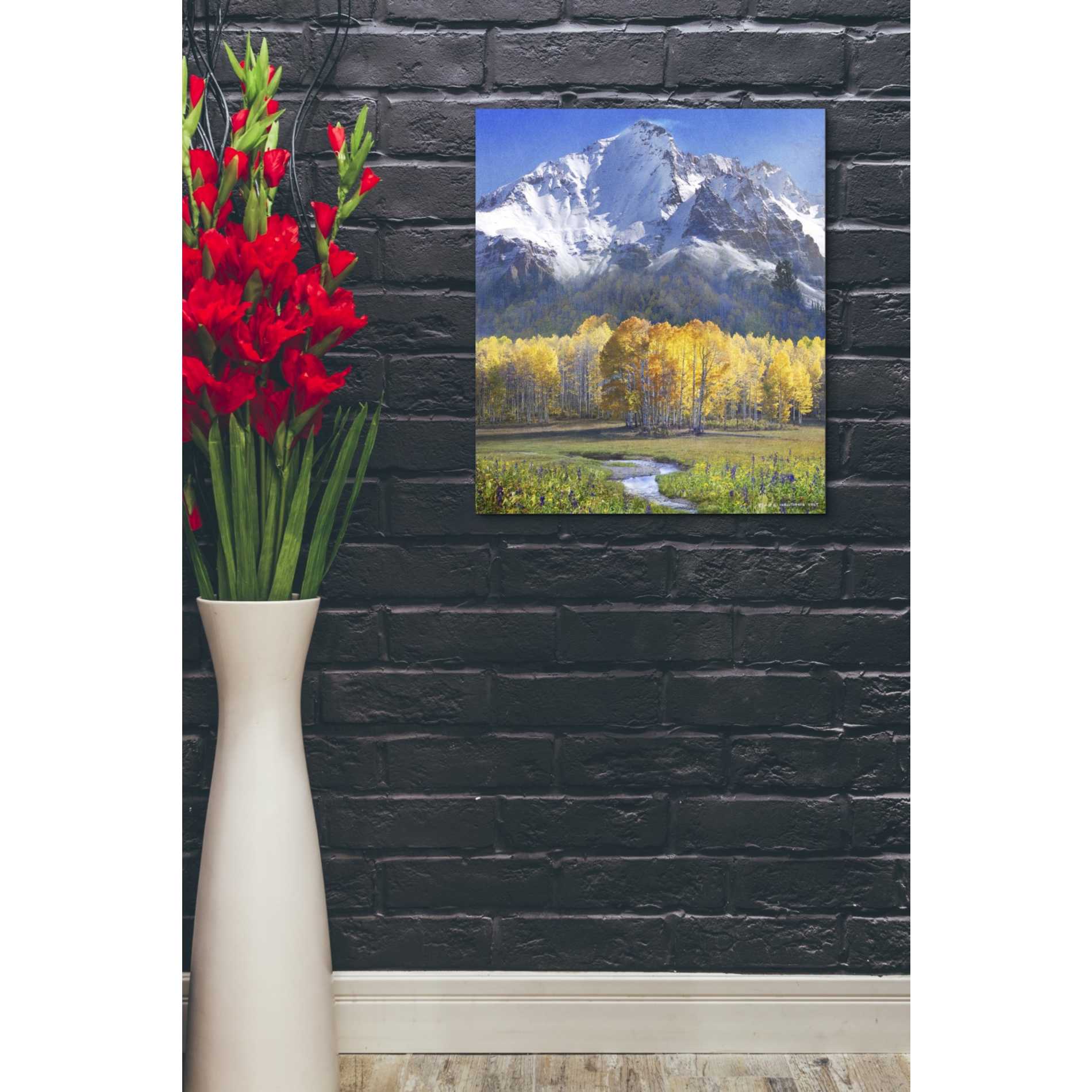 'Idyllic Mountain' by Chris Vest, Giclee Canvas Wall Art
