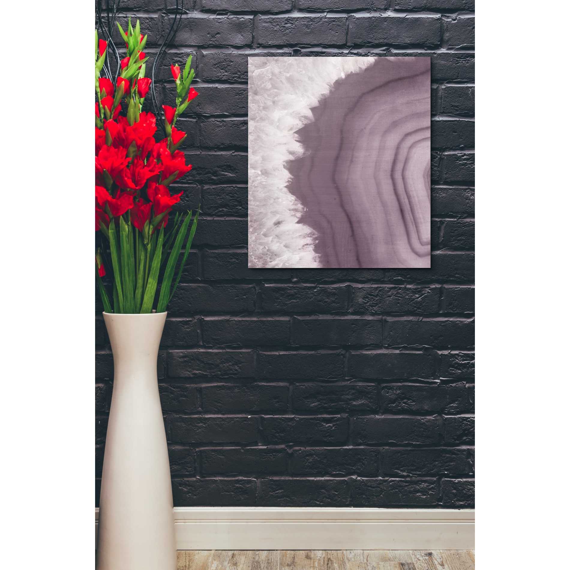 'Agate Geode I PLUM' by Wild Apple Portfolio, Canvas Wall Art,20 x 24