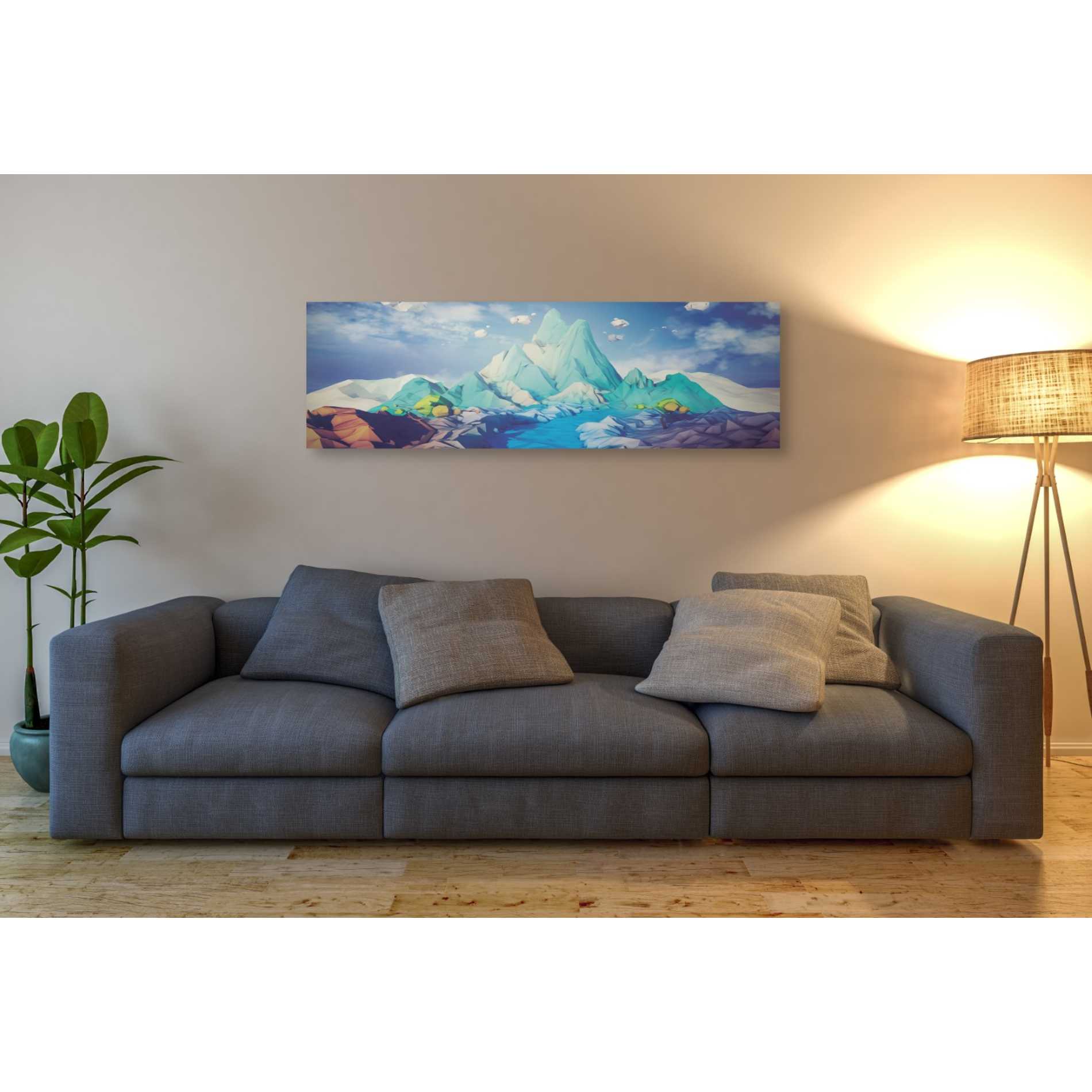 'Lonely Mountain' by Jonathan Lam, Giclee Canvas Wall Art