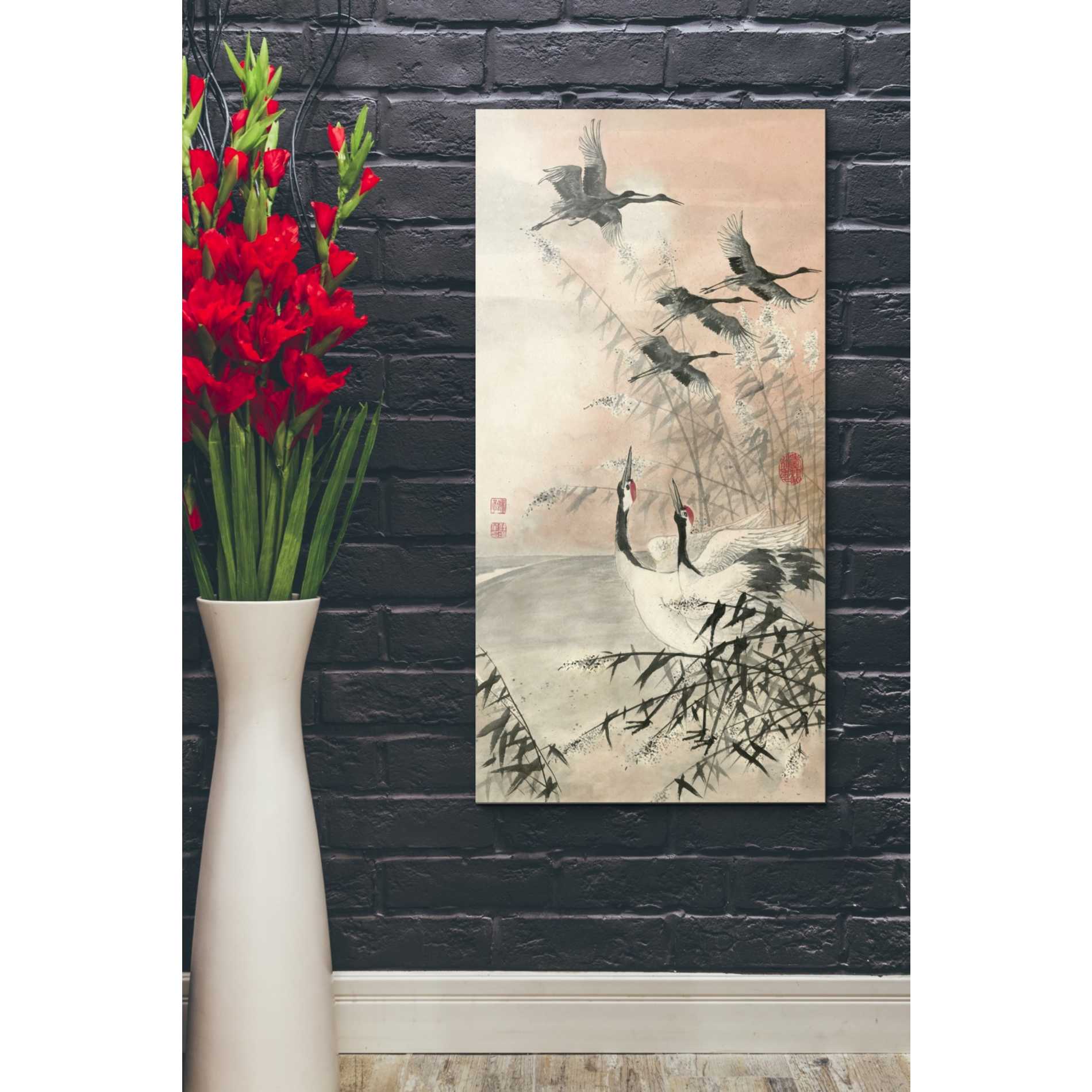 'Meet At Sunrise' by River Han, Canvas Wall Art,20 x 40