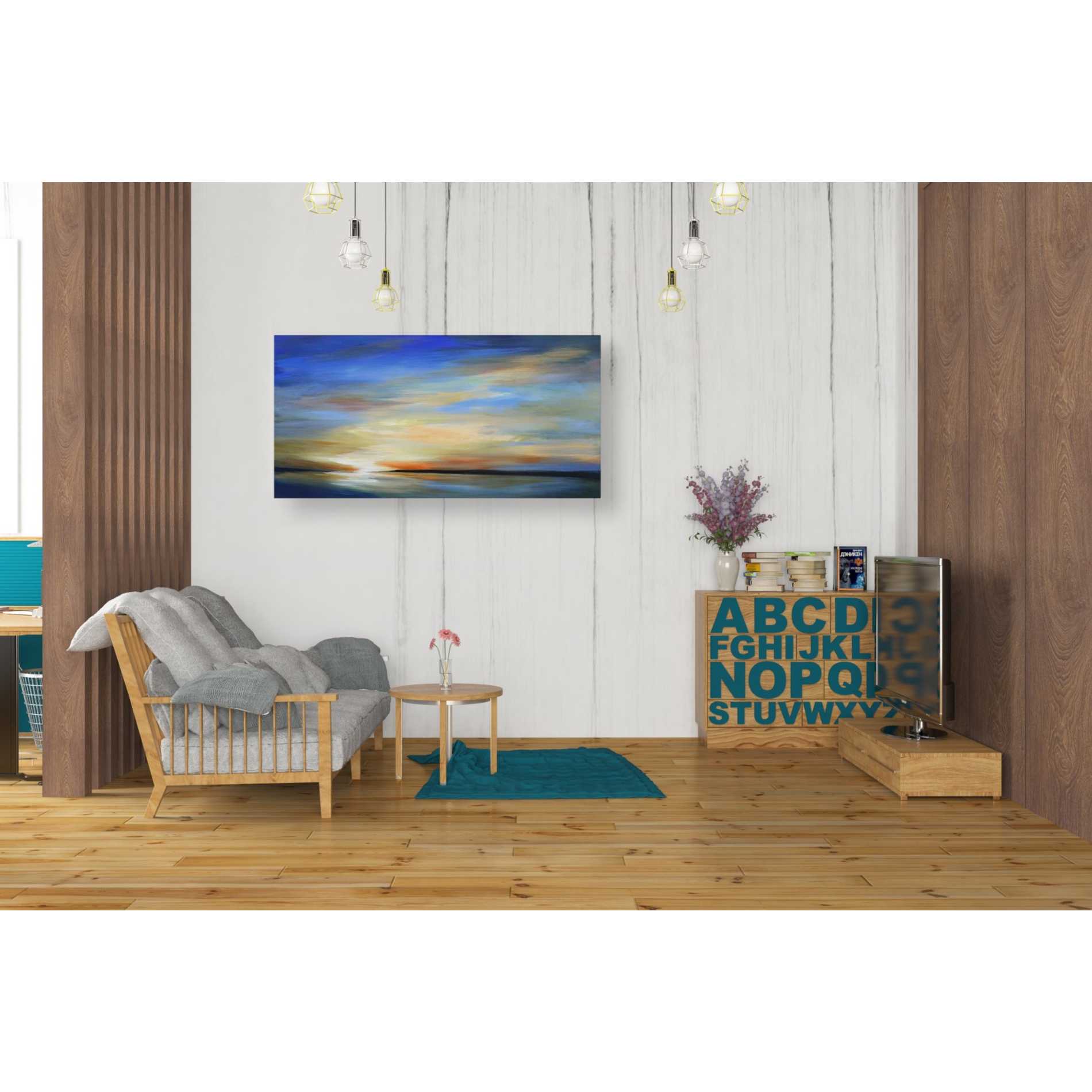 'April Sky II' by Sheila Finch Giclee Canvas Wall Art