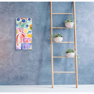 'Corked And Ready' by Linda Woods, Canvas Wall Art,20 x 40