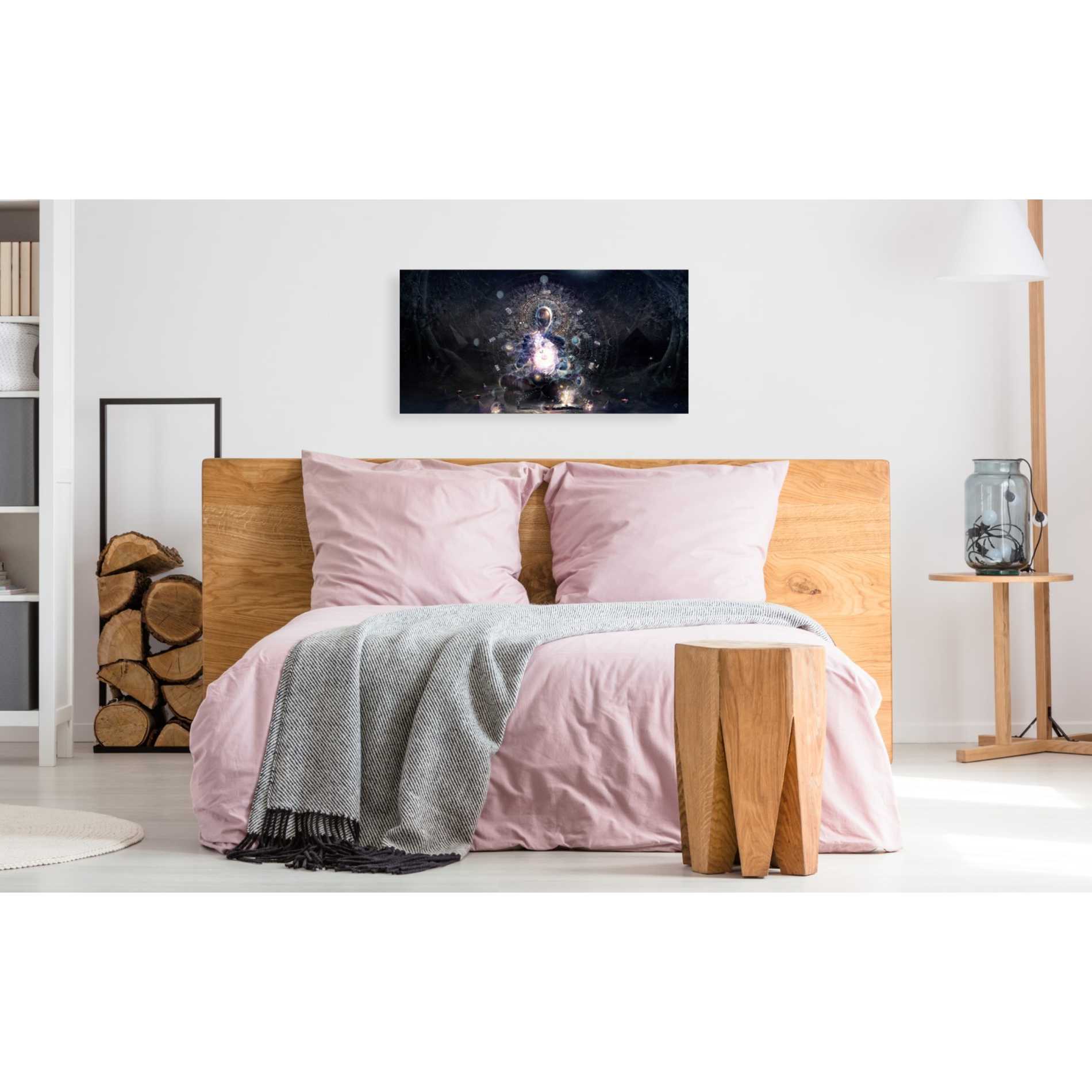 'Cosmic Ritual' by Cameron Gray, Canvas Wall Art,40 x 20