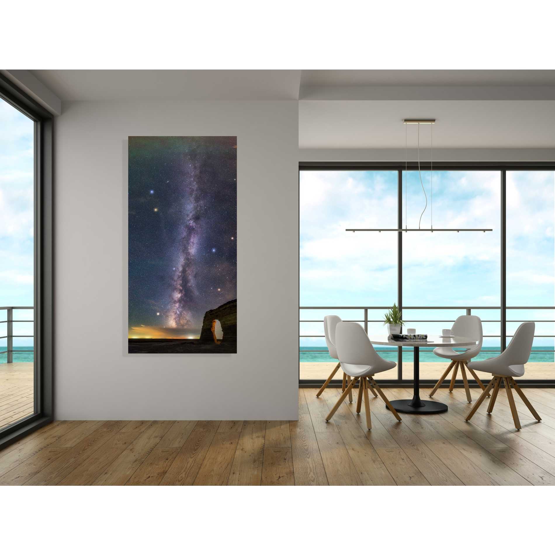 'Milky Way Magic' by Darren White, Canvas Wall Art,20 x 40