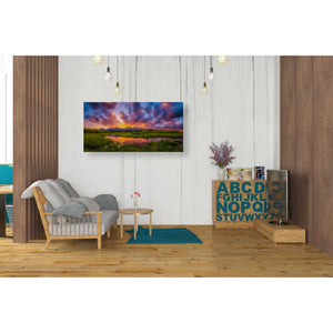 'Grand Sunset in the Tetons' by Darren White, Canvas Wall Art,20 x 40