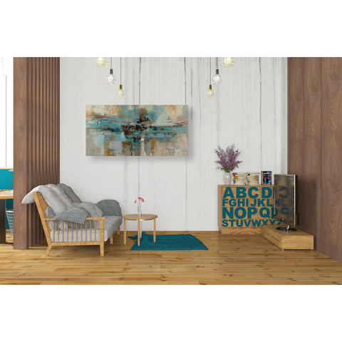 Image of 'Morning Fjord' by Silvia Vassileva, Canvas Wall Art,20 x 40