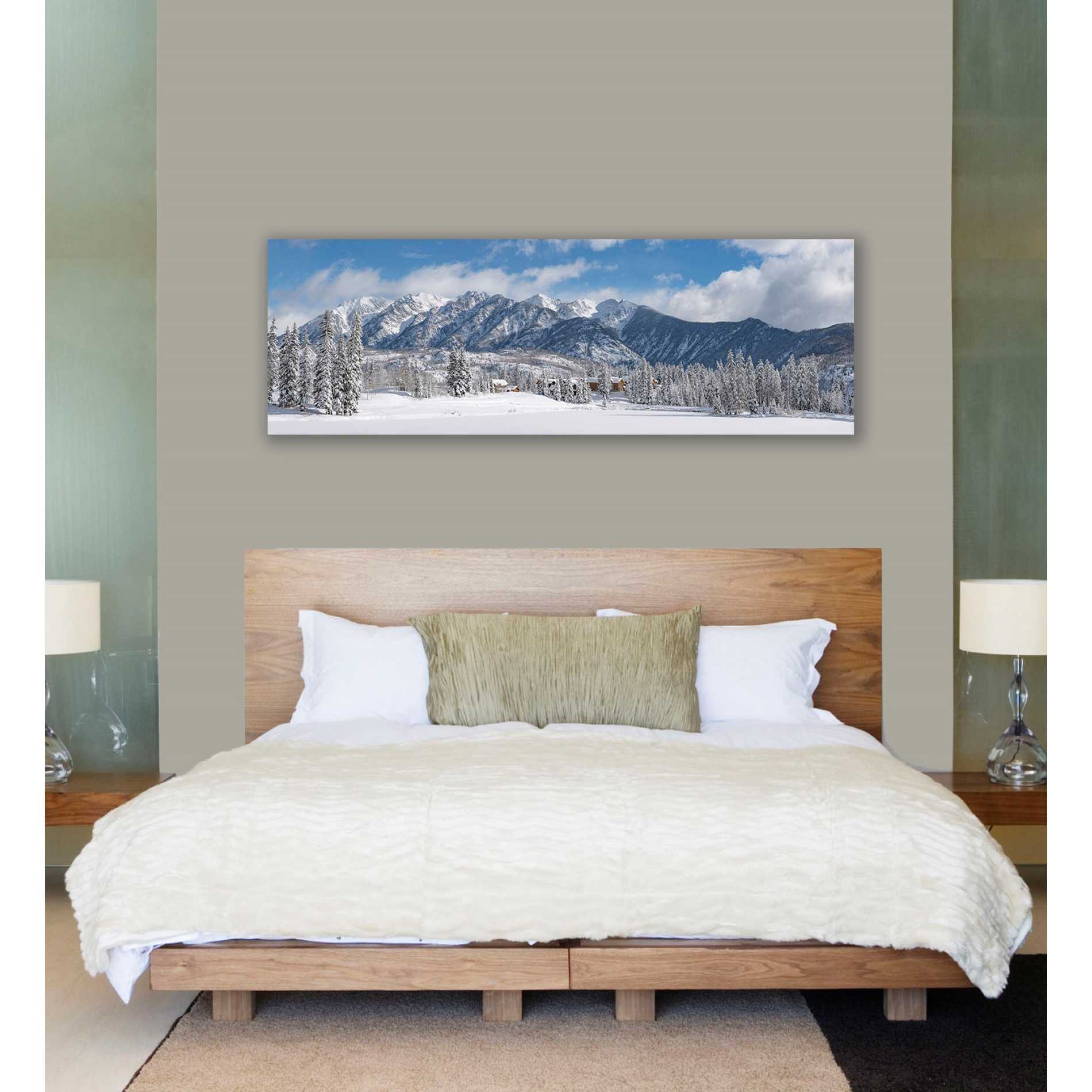 'Colorado Winter Wonderland' by Darren White, Canvas Wall Art,20 x 60