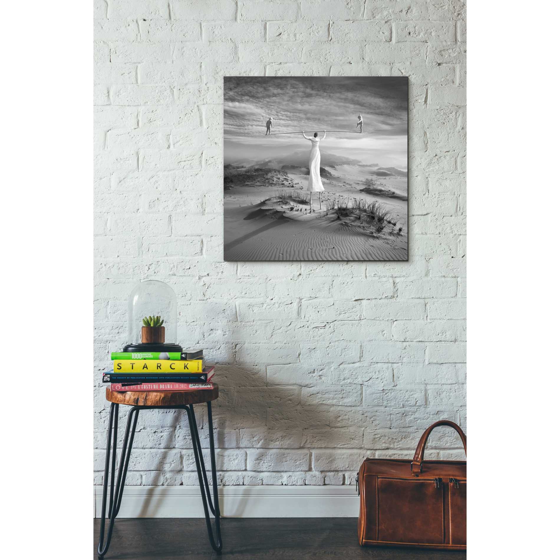 'Twins' by Dariusz Klimczak, Canvas Wall Art,26 x 26