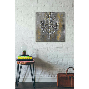 'Vintage Chandelier I' by Silvia Vassileva, Canvas Wall Art,26 x 26